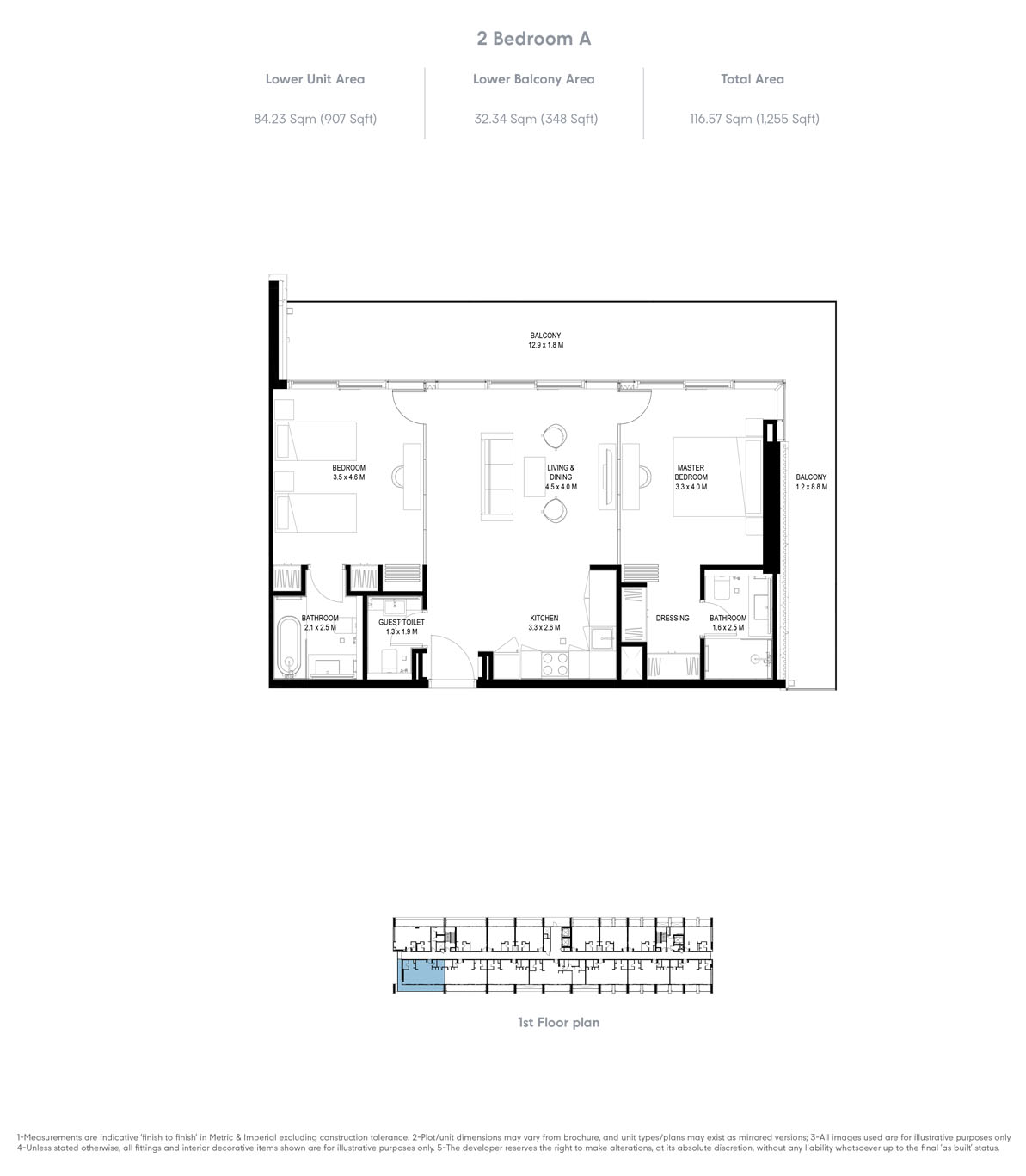 2 Bedrooms