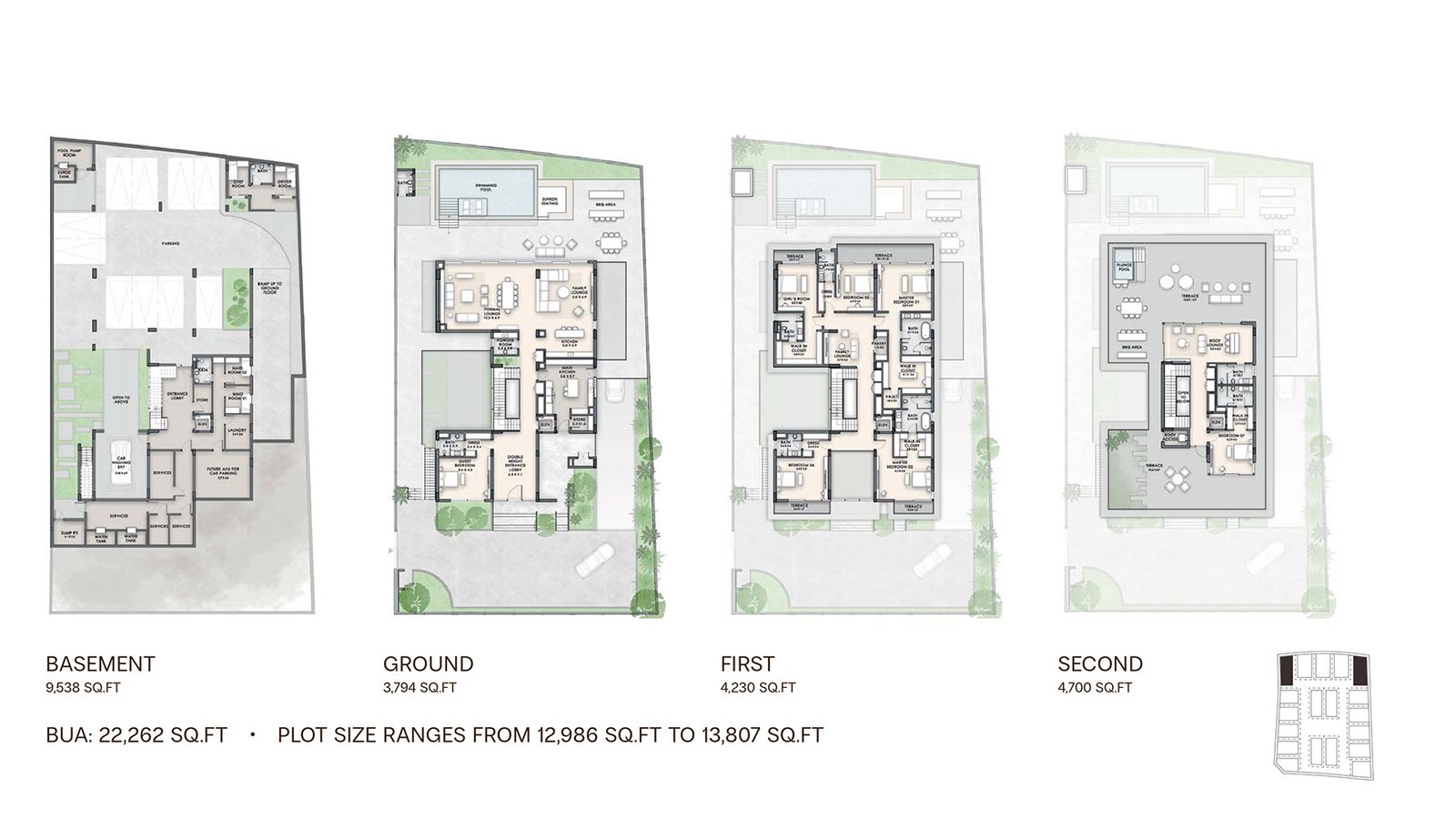 7+ Bedrooms