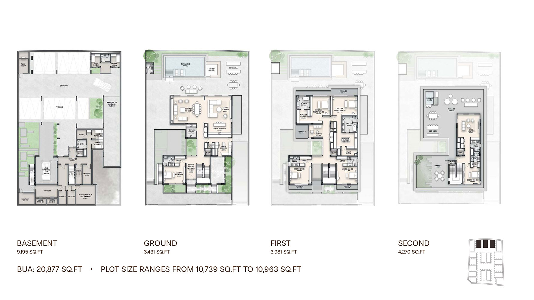 6 Bedrooms