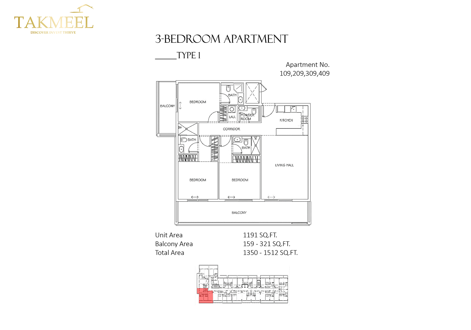 3 Bedrooms