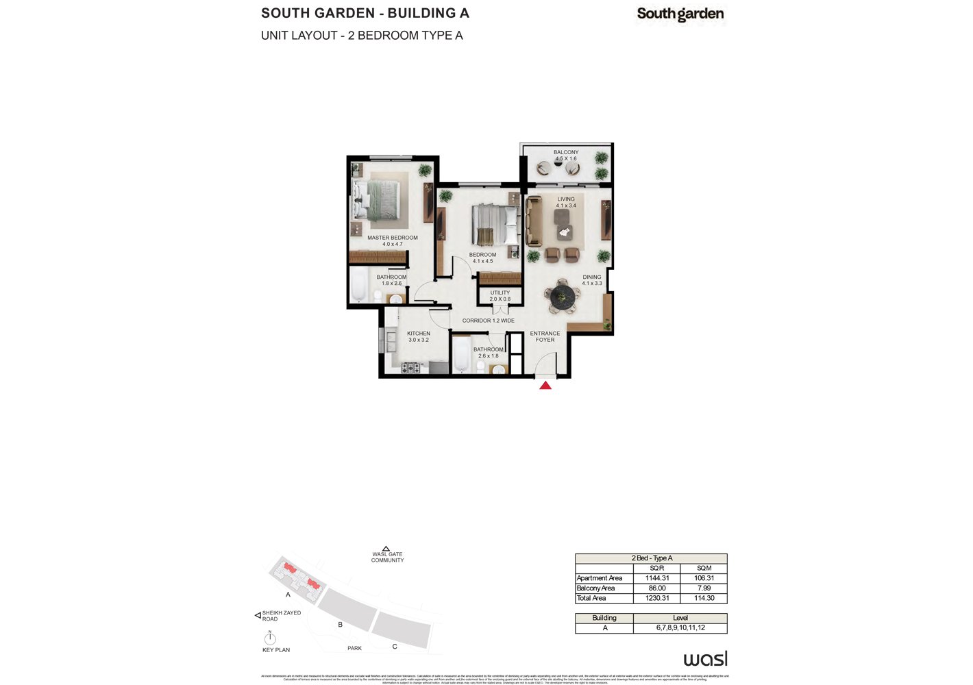 2 Bedrooms