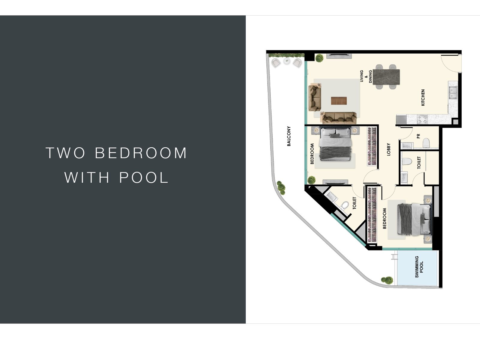 2 Bedrooms