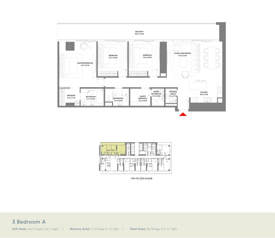 3 Bedrooms