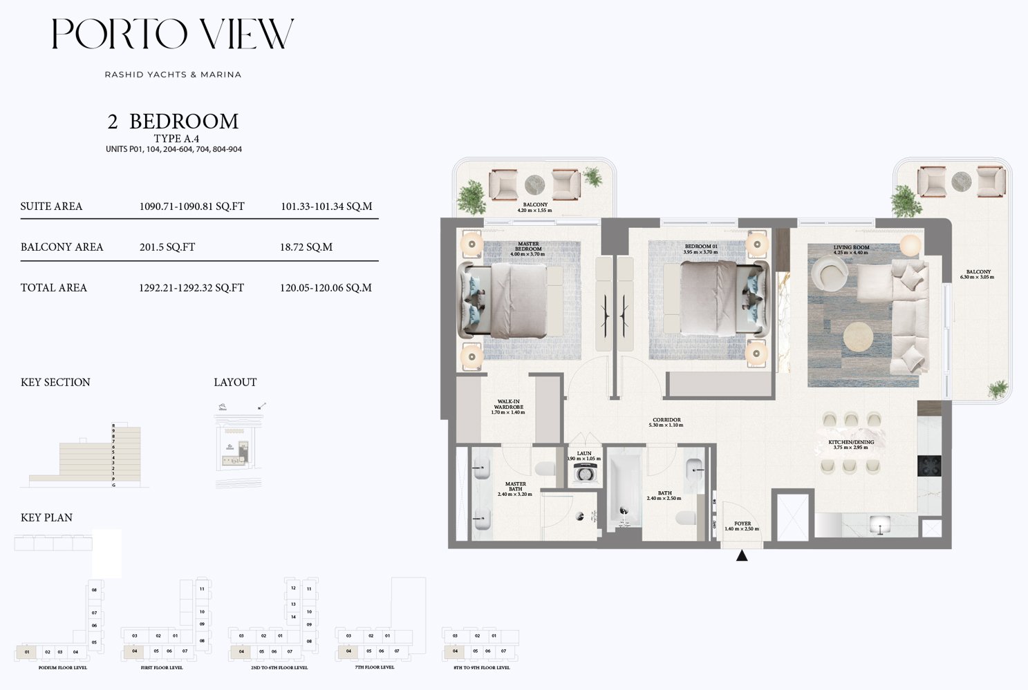2 Bedrooms
