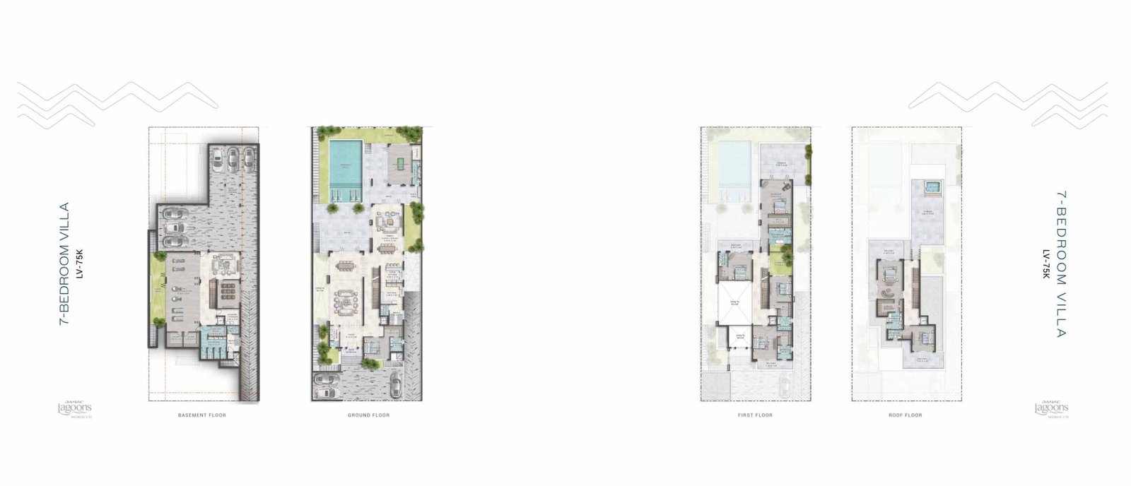 7+ Bedrooms