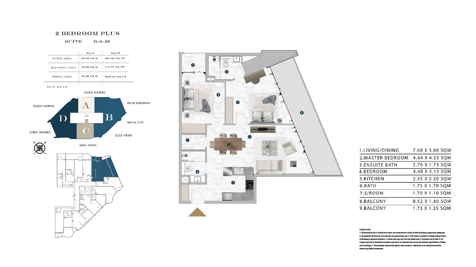 2 Bedrooms