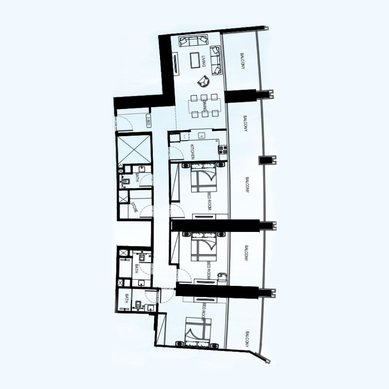3 Bedrooms