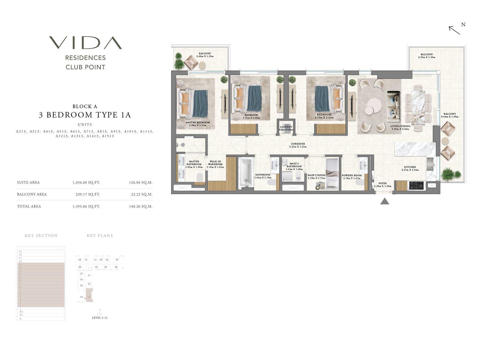 3 Bedrooms