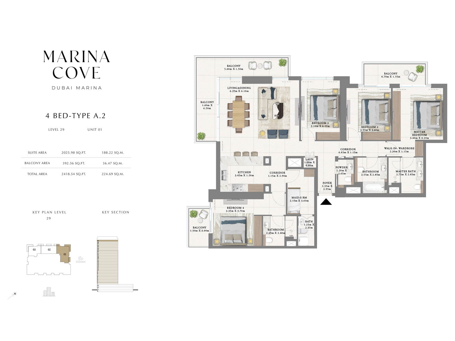 4 Bedrooms