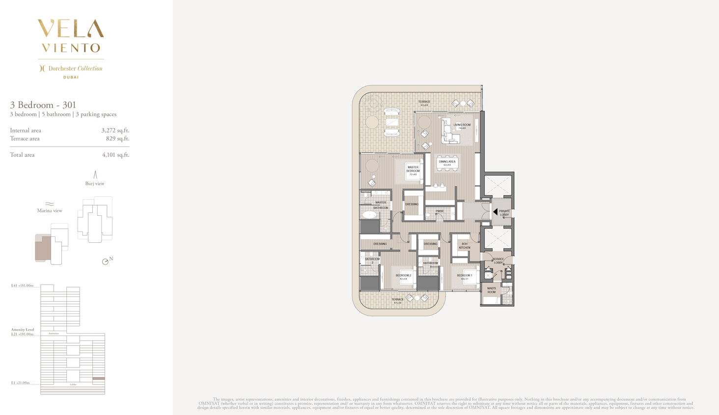 3 Bedrooms