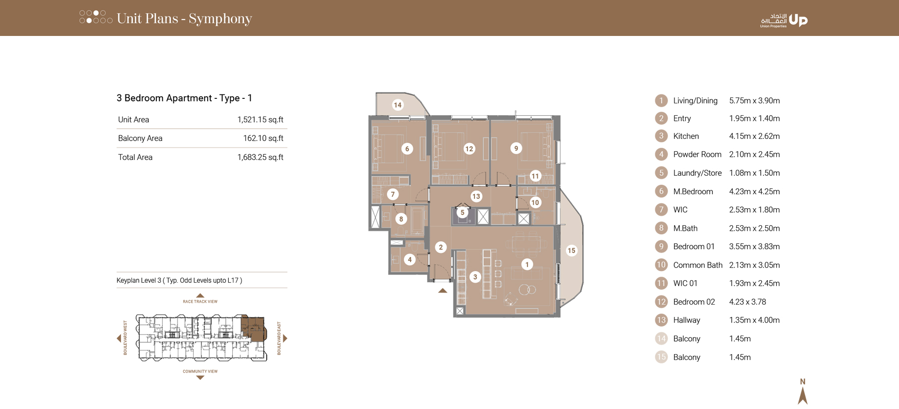 3 Bedrooms