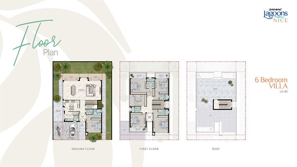 6 Bedrooms
