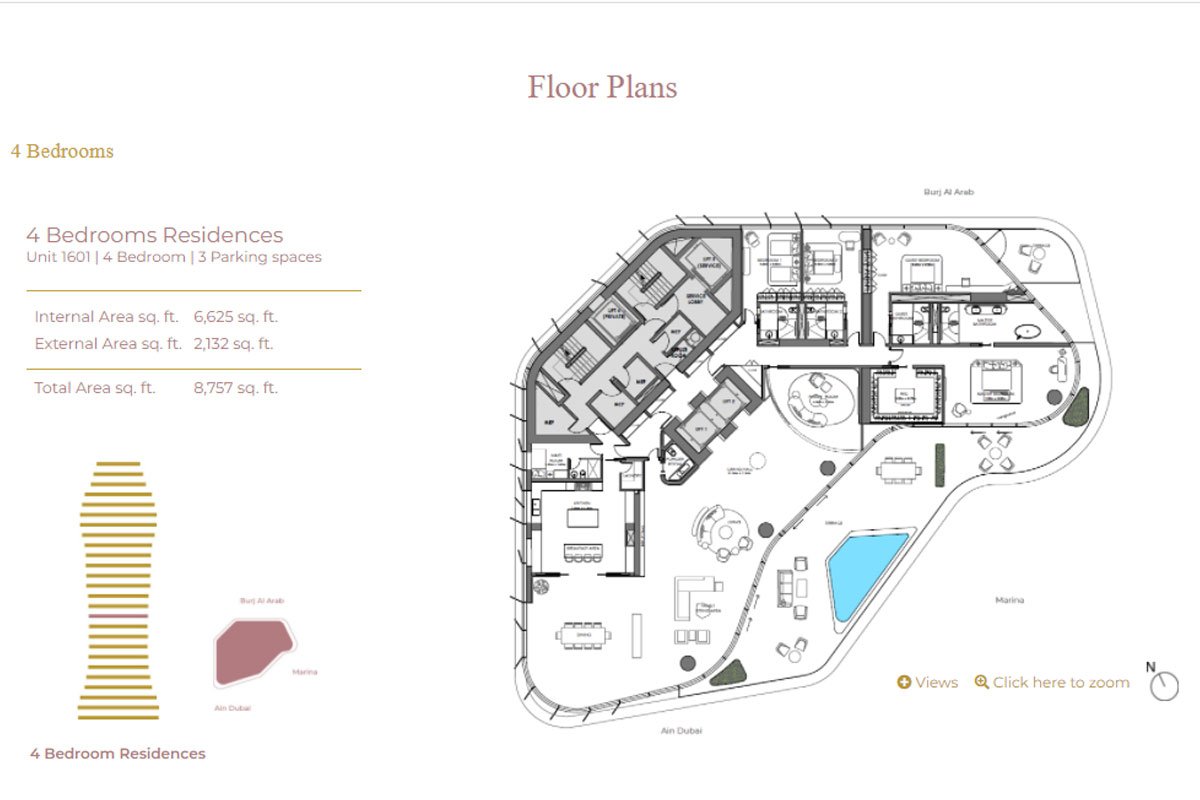 4 Bedrooms