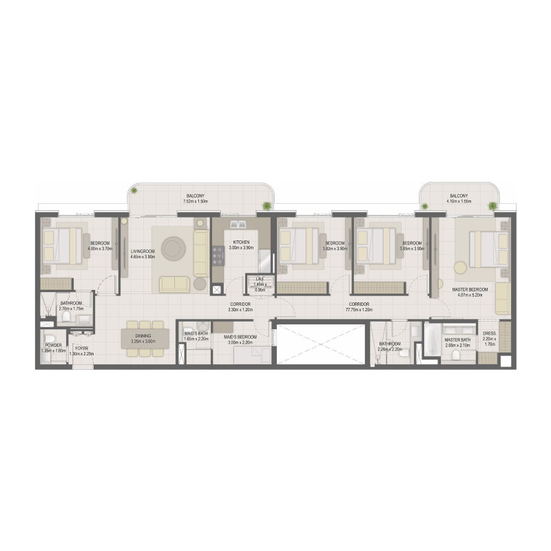 4 Bedrooms