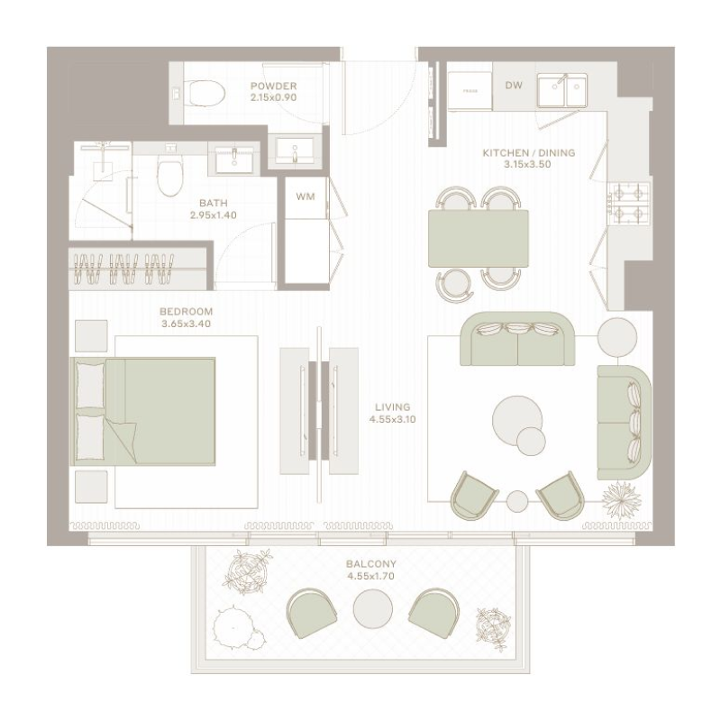 1 Bedroom
