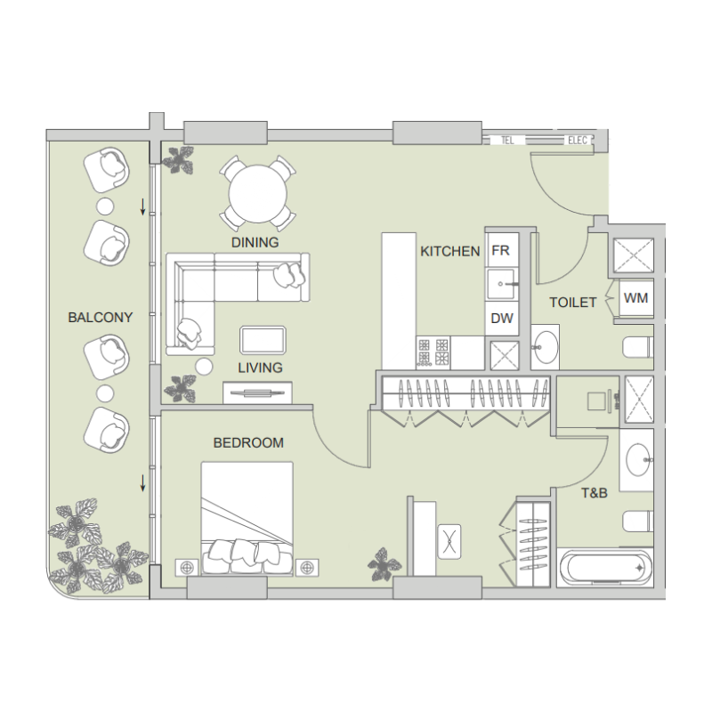 1 Bedroom