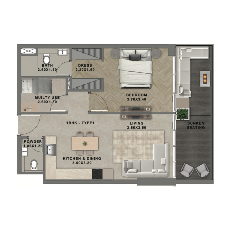 1 Bedroom