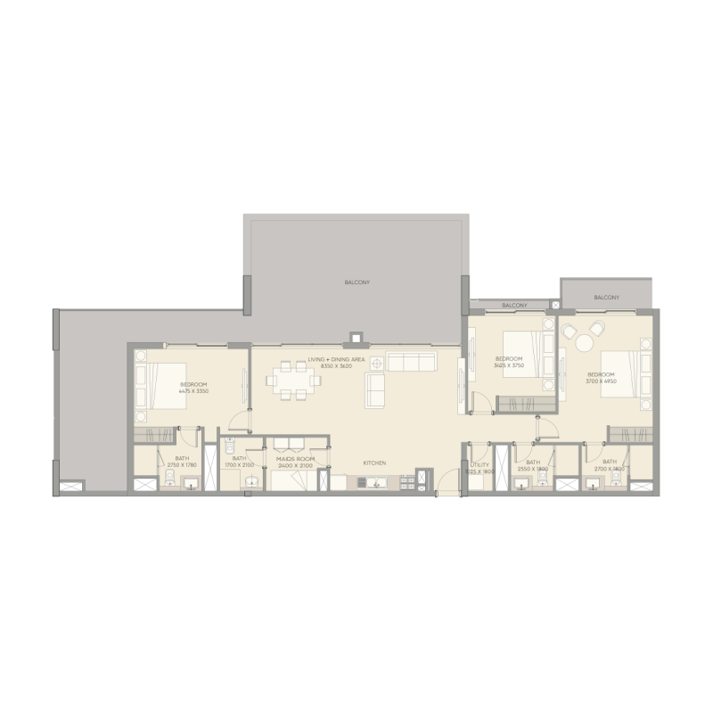 3 Bedrooms