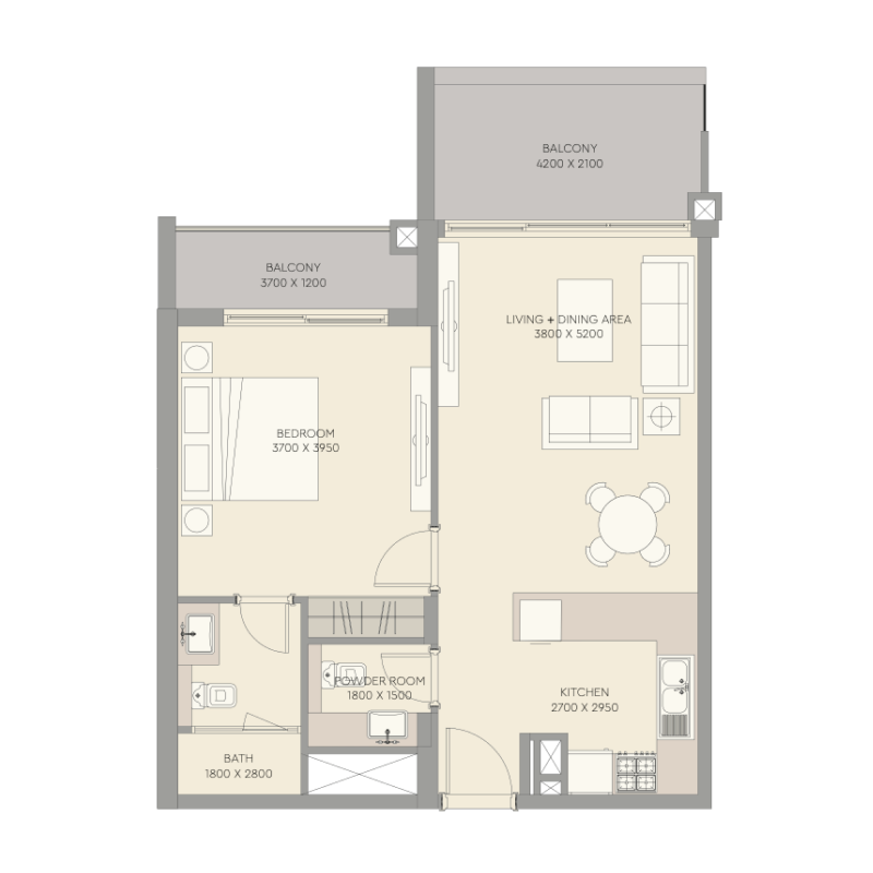 1 Bedroom