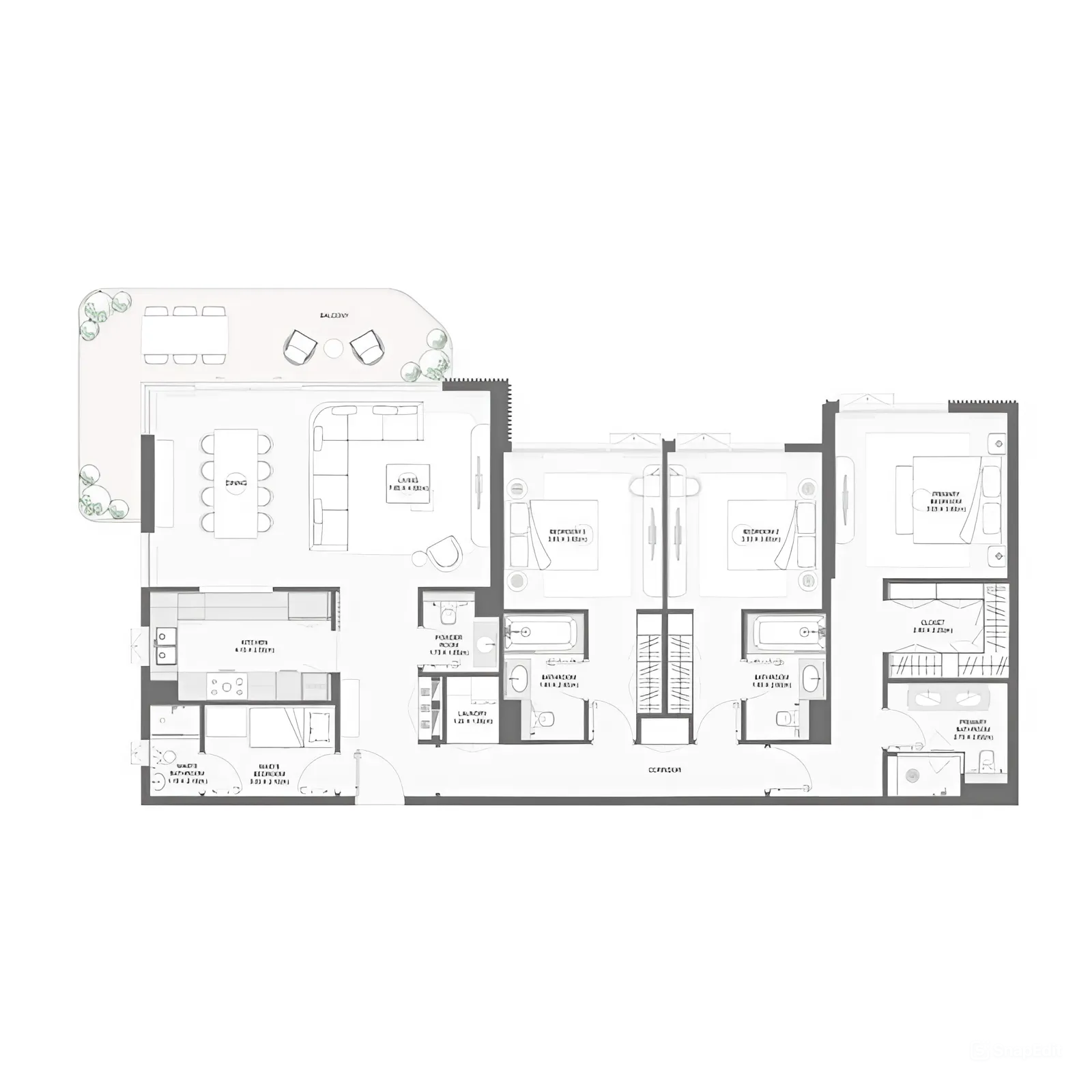 3 Bedrooms