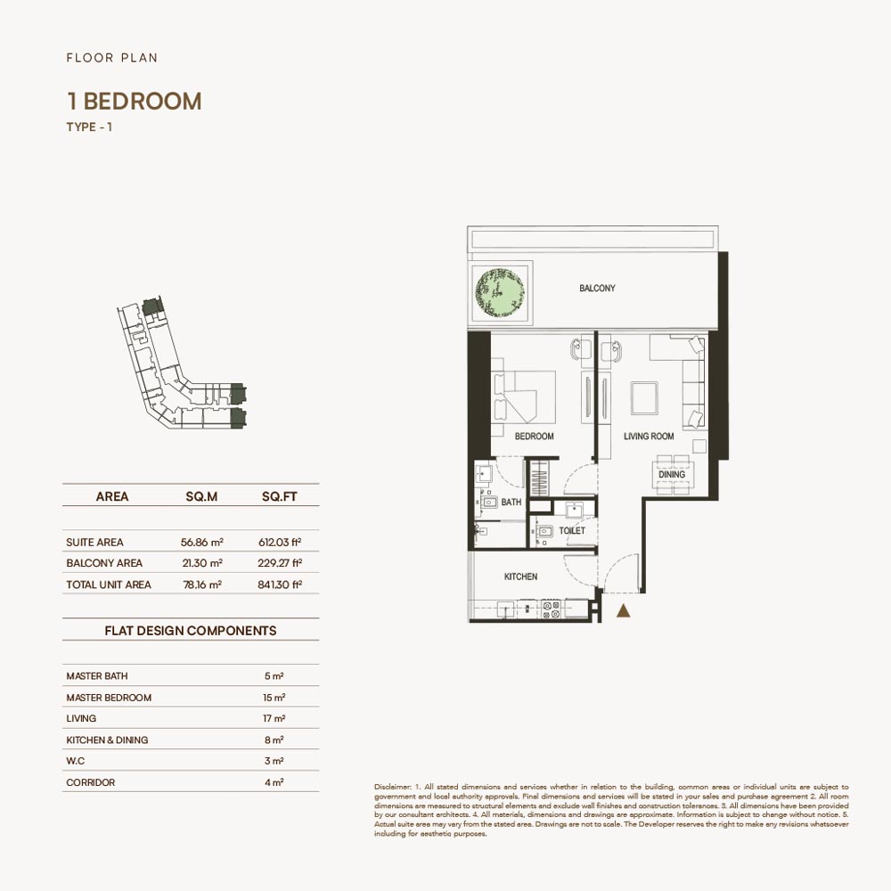 1 Bedroom
