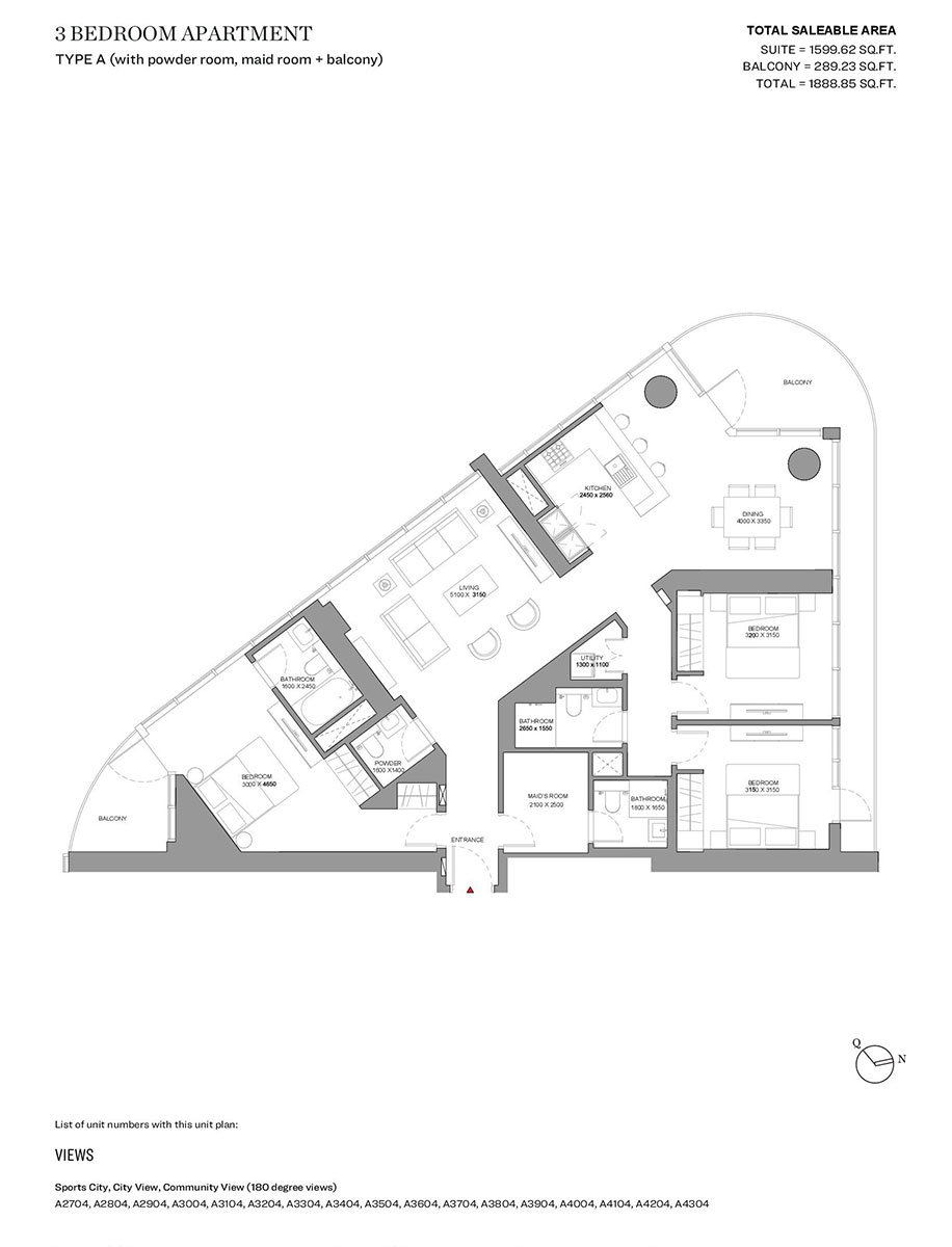 3 Bedrooms