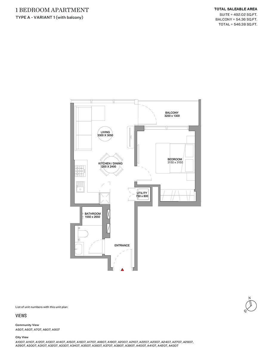 1 Bedroom