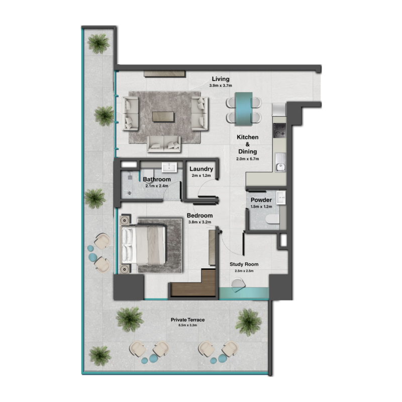 1 Bedroom