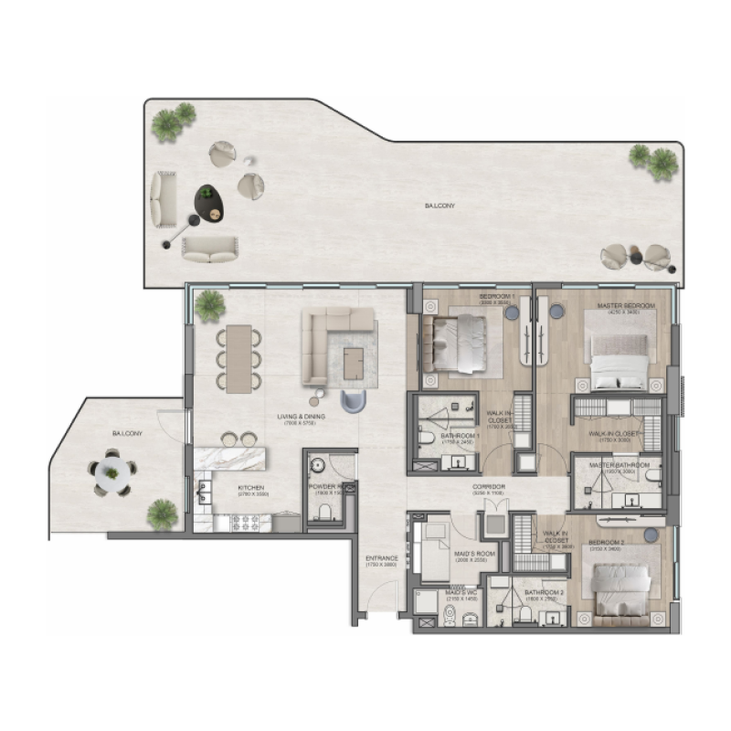 3 Bedrooms