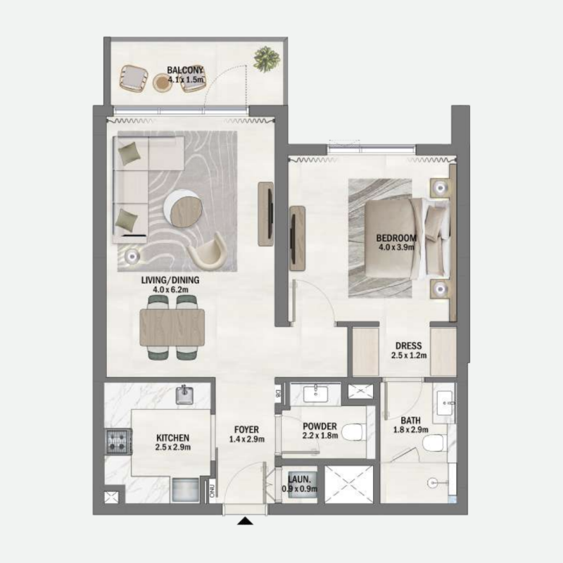 1 Bedroom