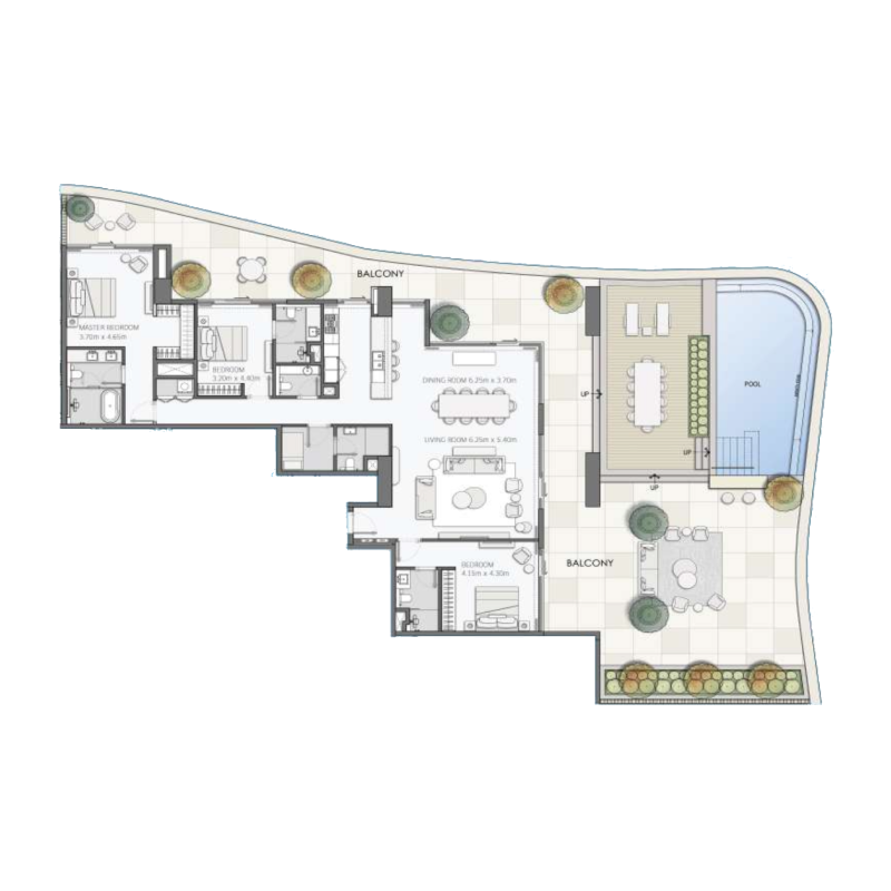 4 Bedrooms