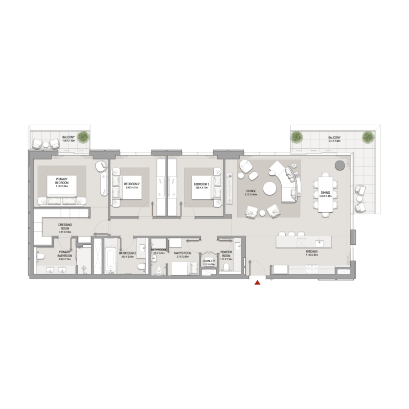 3 Bedrooms