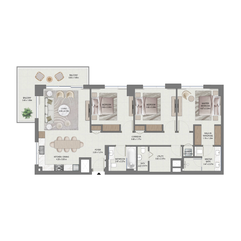 3 Bedrooms
