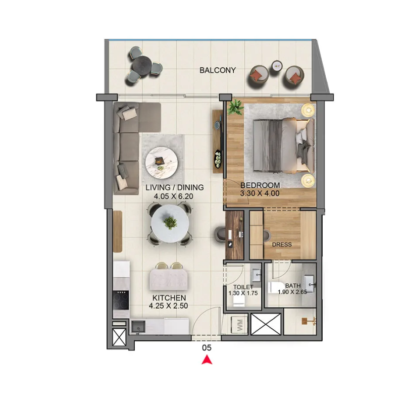 1 Bedroom