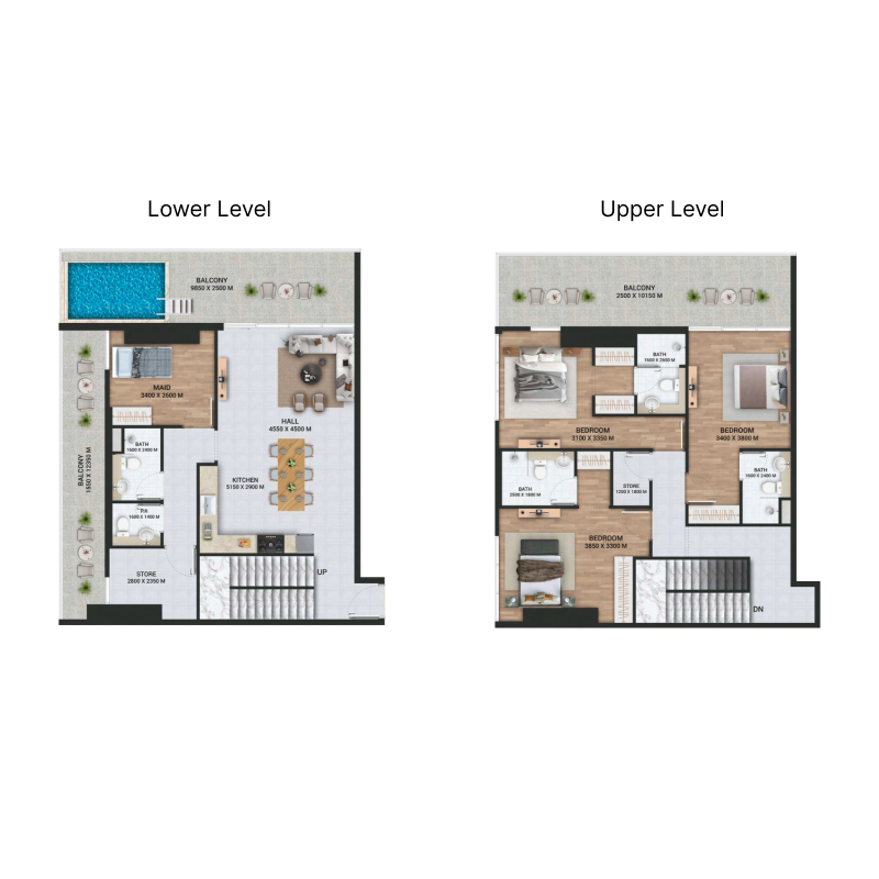 3 Bedrooms