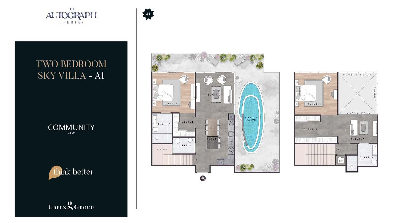 2 Bedrooms