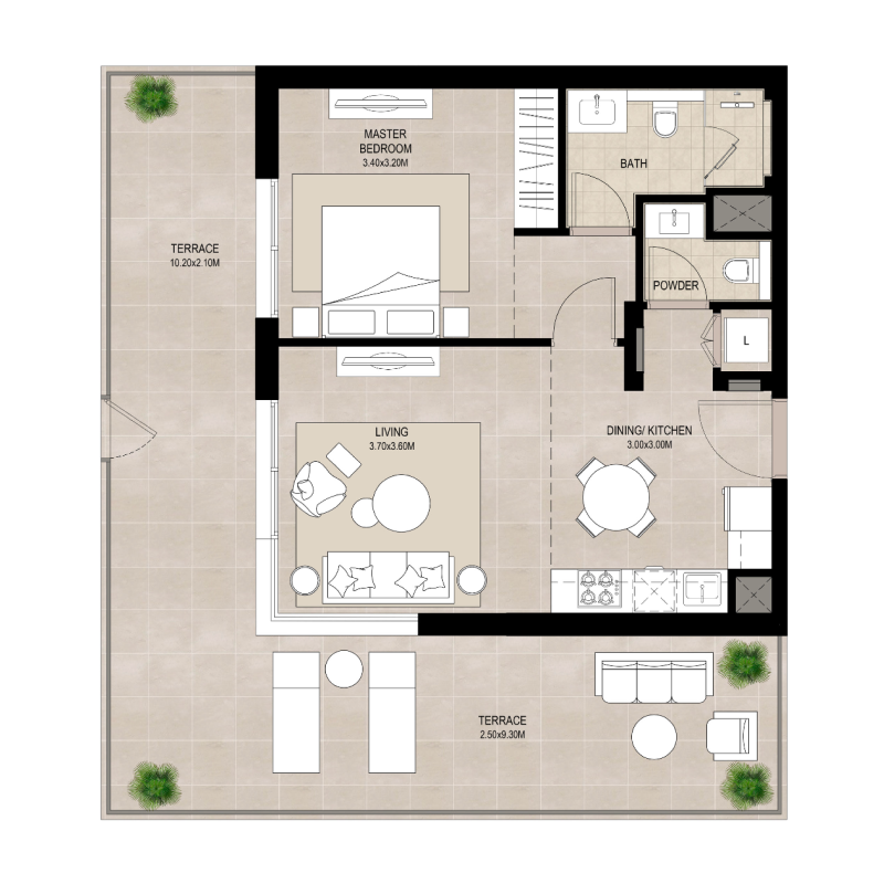 1 Bedroom