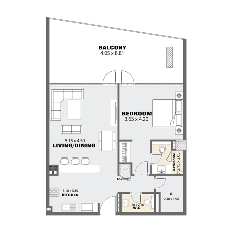 1 Bedroom