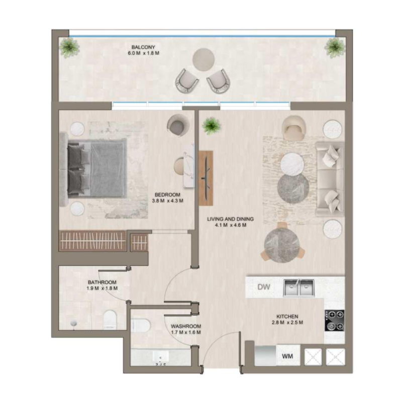 1 Bedroom