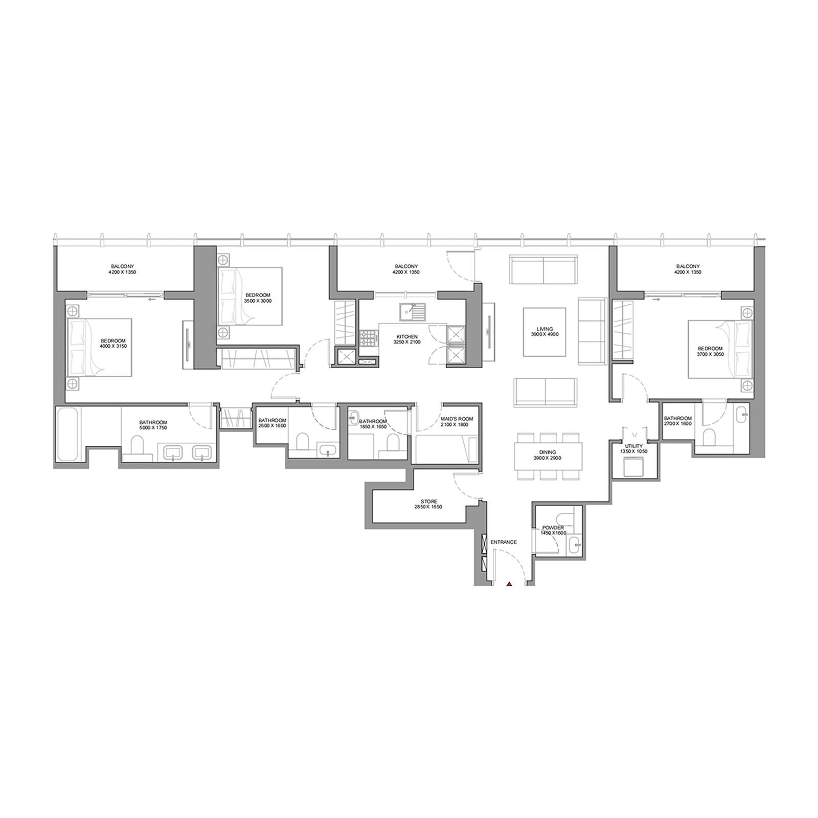 3 Bedrooms