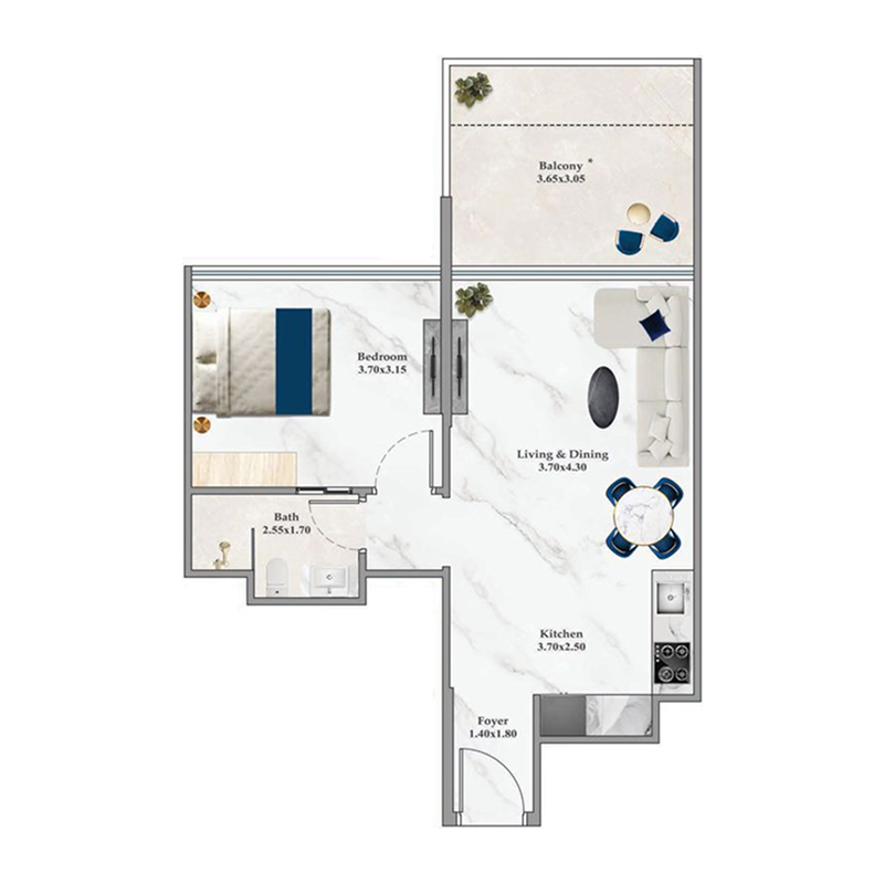 1 Bedroom
