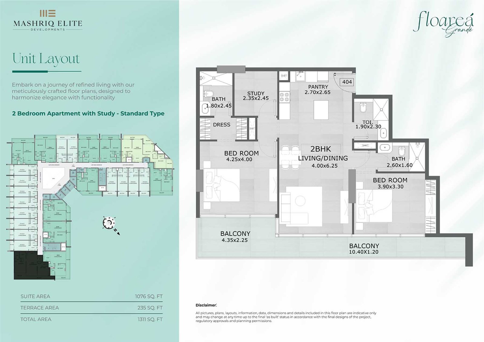 2 Bedrooms