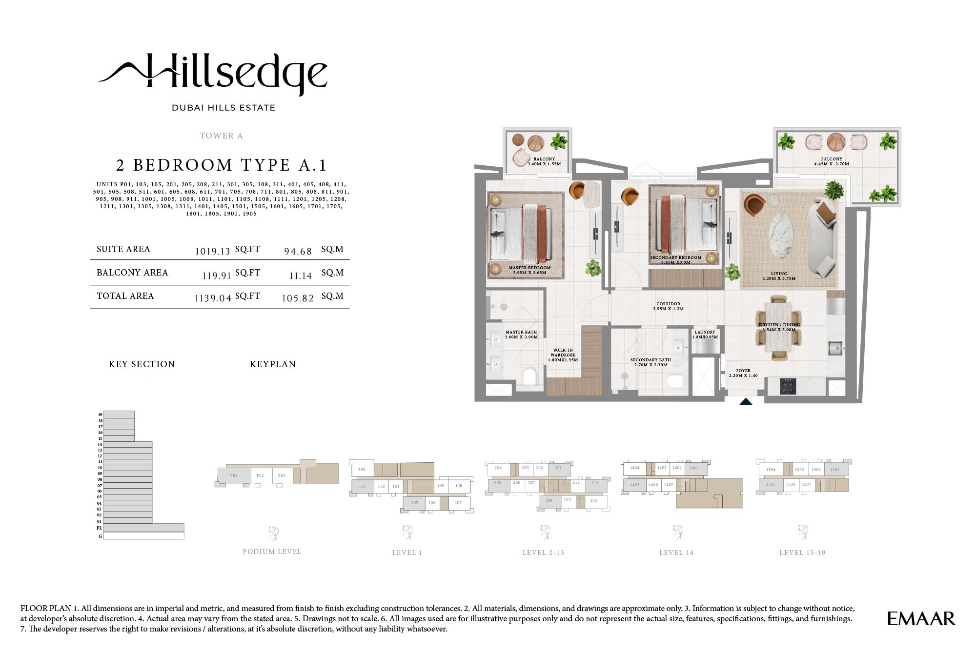 2 Bedrooms