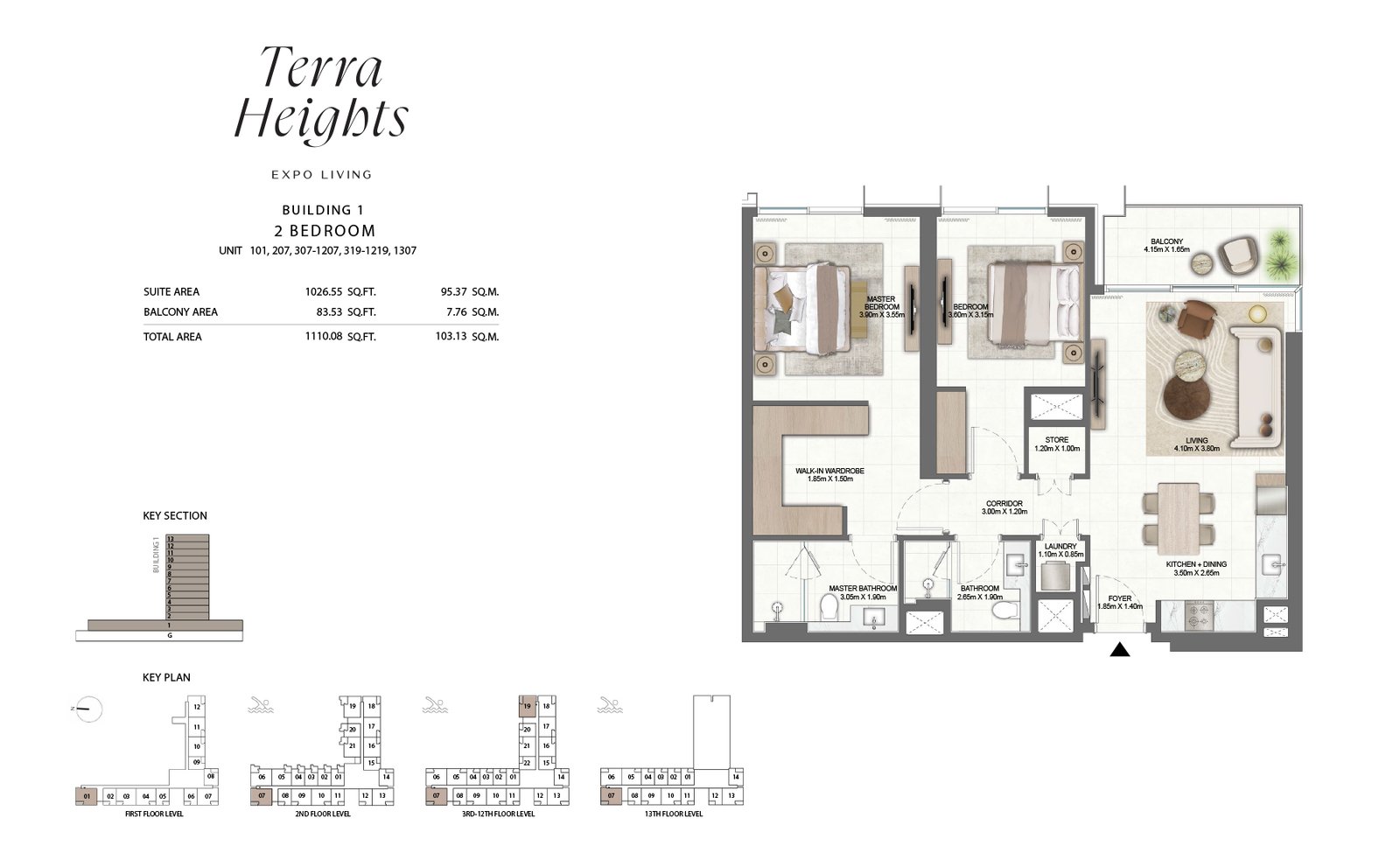2 Bedrooms