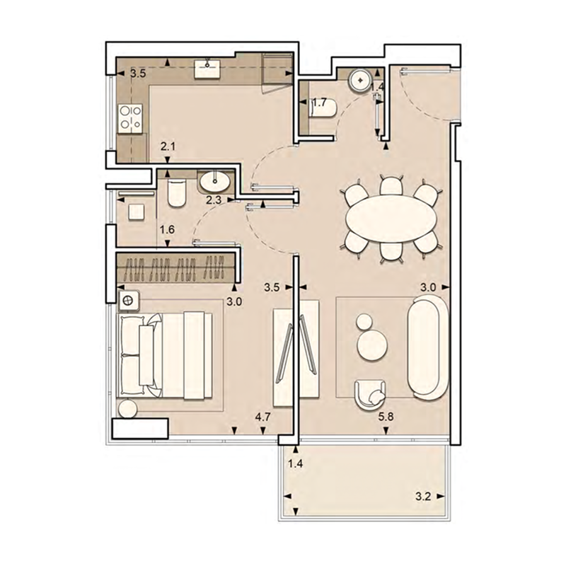 1 Bedroom