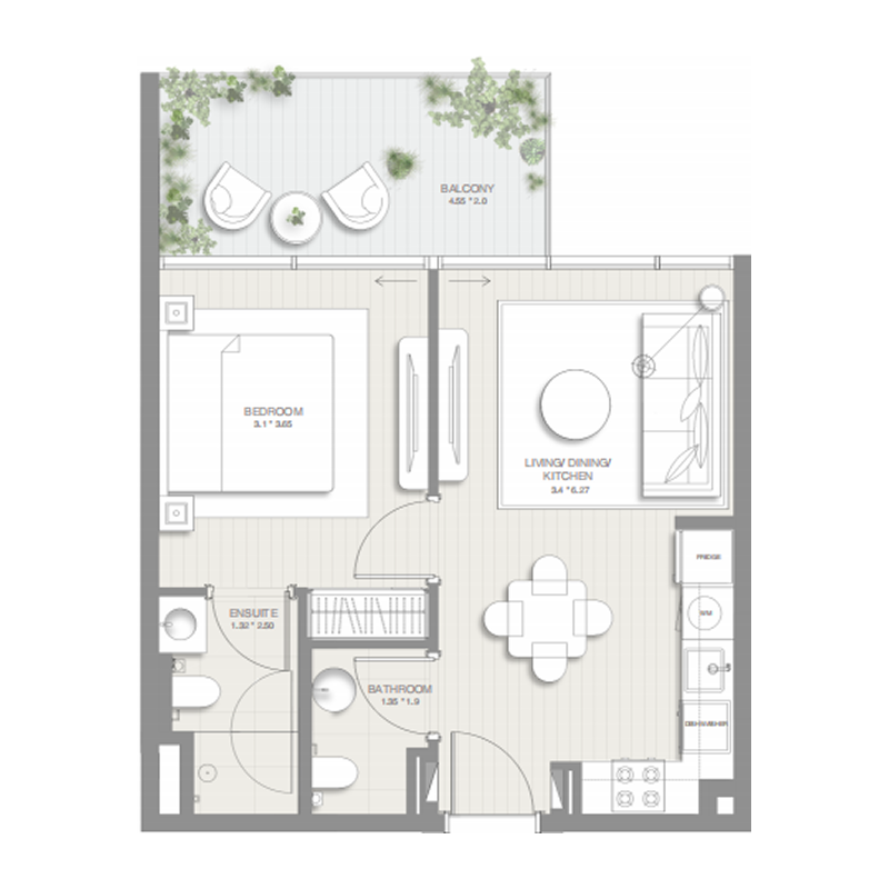 1 Bedroom