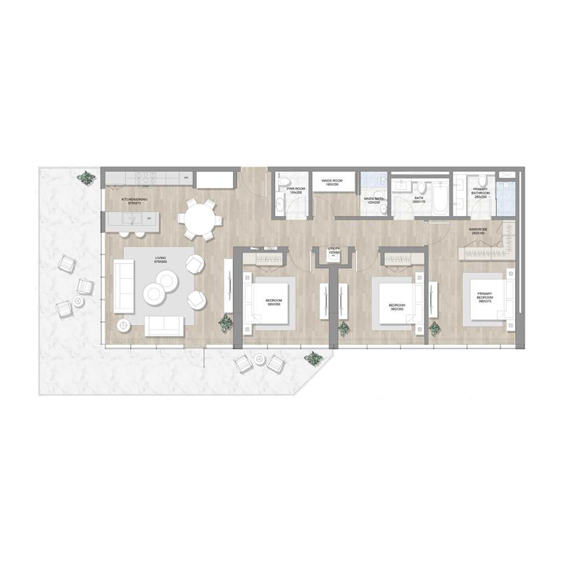 3 Bedrooms