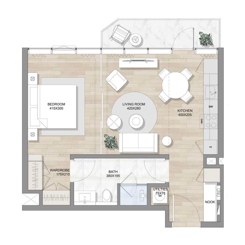 1 Bedroom