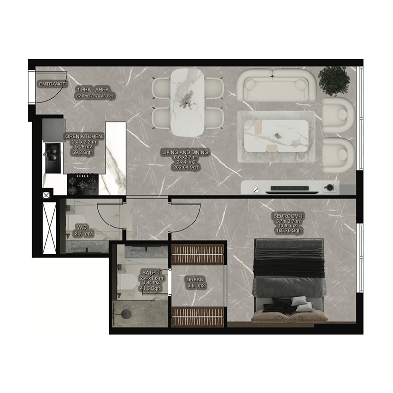 1 Bedroom