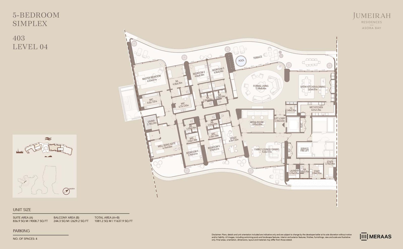 5 Bedrooms